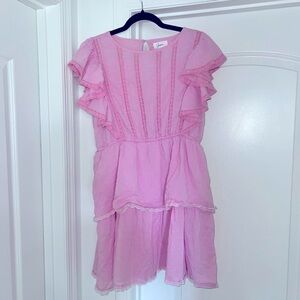 Baby pink ruffle sundress size XL